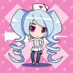  drill_hair hatsune_miku kaizeru koiiro_byoutou koiiro_byoutou_(vocaloid) lowres nurse pantyhose project_diva project_diva_2nd red_eyes syringe vocaloid 