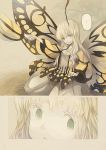 comic green_eyes insect_wings leaf long_hair narumi_arata original silent_comic wings 