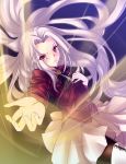  fate/stay_night fate/zero fate_(series) highres irisviel_von_einzbern long_hair mikoto_(mio) perspective red_eyes thigh-highs thigh_boots thighhighs white_hair 