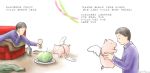  children&#039;s_book children's_book cup harada_midori lettuce original party pig piglet translated wine wine_glass wings 