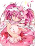  @games bunny dress feathers frills nagatsuki_kouki pink_eyes pink_hair rabbit rosy_cheeks short_twintails twintails 