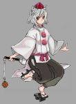  bad_id geta haruhiko inubashiri_momiji no_socks solo sword touhou weapon 