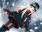  dutch_angle gagraphic goggles hat pantyhose scarf snow snowing usatsuka_eiji wallpaper 