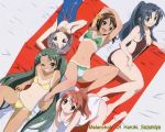   asahina_mikuru asakura_ryouko nagato_yuki suzumiya_haruhi suzumiya_haruhi_no_yuuutsu swimsuit tsuruya  