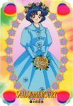   bishoujo_senshi_sailor_moon blue dress flower formal mizuno_ami wedding wedding_dress  
