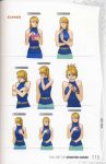  belt blonde blonde_hair capcom clenched_teeth dress glasses gyakuten_saiban long_hair glasses official_art open_mouth profile scan sleeveless_shirt smile solo translation_request 
