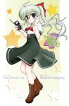  flipper green_hair hair_ribbon heterochromia long_hair lyrical_nanoha mahou_shoujo_lyrical_nanoha mahou_shoujo_lyrical_nanoha_vivid radio ribbon school_uniform skirt twintails 