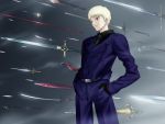  axis_powers_hetalia fate/stay_night fate_(series) gate_of_babylon gilgamesh military military_uniform prussia_(hetalia) sword uniform weapon 