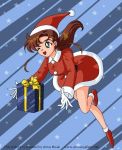  bishoujo_senshi_sailor_moon christmas holiday kino_makoto present santa_costume 