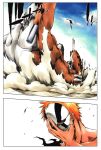  espada facepalm highres hollow kurosaki_ichigo mask orange_hair resurreccion shinigami spoilers yammy_llargo yammy_riyalgo 