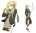 cellphone dylan_keith headphones inazuma_eleven inazuma_eleven_(series) male phone scarf sunglasses suou vocaloid 