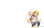  blue_eyes kousaka_kirino long_hair microphone ore_no_imouto_ga_konna_ni_kawaii_wake_ga_nai ore_no_imouto_ga_konnani_kawaii_wake_ga_nai seifuku skirt white 