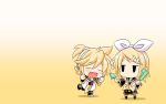  chibi kagamine_len kagamine_rin konno_tohiro twins vocaloid 