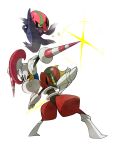  accelgor bisharp blade escavalier glint lance mikami nintendo no_humans pokemon pokemon_(creature) pokemon_(game) pokemon_black_and_white pokemon_bw star white_background 