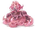  bad_id blush breasts copyright_request dress dress_lift frfr large_breasts long_hair monster_girl open_mouth prehensile_hair red_eyes red_hair scylla skirt skirt_lift smile strap_slip tentacle tentacle_girl tentacle_hair tentaclegirl tentacles 