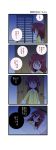  aotan_nishimoto blush comic eavesdropping green_eyes kobayakawa_yutaka lucky_star red_hair redhead translated 