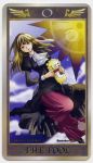  blonde_hair dress hair official_art red_eyes sakutarou sun tarot umineko_no_naku_koro_ni ushiromiya_rosa 