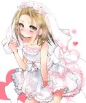  dress flower heart ichi_(antonym) kyouyama_anna original shaman_king solo wedding-dress wedding_dress 