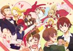  baccano! black_hair blonde_hair brown_hair chane_laforet claire_stanfield couple dress ennis firo_prochainezo formal gime hetero huey_laforet isaac_dian jacuzzi_splot ladd_russo long_hair lua_klein miria_harvent monica_campanella multiple_boys multiple_girls nice_holystone redhead short_hair smile suit 