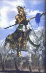  animal armored army dynasty_warriors flag hero horse horses knight koei ma_chao sangoku_musou shield spear tower trust warrior weapon 