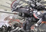  cyborg dragon gun highres lance original polearm takayama_toshiaki watermark weapon 