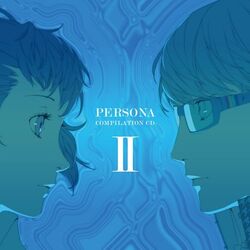  cover face-to-face face_to_face female_protagonist_(persona_3) glasses lowres monochrome narukami_yuu official_art persona persona_3 persona_3_portable persona_4 seta_souji soejima_shigenori 