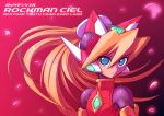  android blonde_hair blue_eyes cherry_blossoms ciel_(rockman) clone cosplay go! helmet ponytail rockman rockman_ciel rockman_zero solo zero_(rockman) zero_(rockman)_(cosplay) 