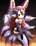  black_hair demon_girl desco disgaea lowres makai_senki_disgaea_4 monster_girl nippon_ichi pointy_ears red_eyes tentacle tentacles thighhighs tsukiko_(meltdown) 