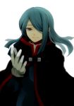  blue_hair cloak dark_persona gloves hair_over_one_eye harano inazuma_eleven inazuma_eleven_(series) kazemaru_ichirouta male smile 