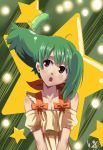  green_hair highres macross macross_frontier nanaya_(daaijianglin) ranka_lee red_eyes 