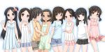  dress flat_chest loli multiple_girls original shouji_ayumu smile 