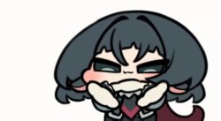 1girl animal_ears animated_gif jane_doe_(zenless_zone_zero) long_hair mouse_ears zenless_zone_zero