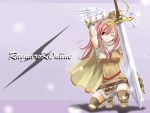  armor cape elbow_gloves gloves long_hair nakajima_yuka panties pantyshot pink_eyes pink_hair ragnarok_online sword thighhighs underwear wallpaper weapon white_panties wings 