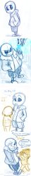  1boy 1other 2016 2d ambiguous_gender artist_name black_shorts blue_jacket checkered_floor child commentary crying double_horizontal_stripe english_commentary english_text floor frisk_(undertale) full_body fur-trimmed_jacket fur_trim gasterblaster grin hand_in_pocket hands_in_pockets hatching_(texture) hollow_eyes horizontal-striped_clothes human humanoid jacket long_sleeves looking_at_another male male_focus monochrome monster monster_boy one_eye_closed open_clothes open_jacket pants pink_slippers sans_(undertale) shirt shoes short_hair shorts signature simple_background single_vertical_stripe skeleton sketch skull slippers smile socks sound_effects speech_bubble standing striped_clothes striped_shirt striped_shorts tall_image tears teeth text tongue tongue_out traditional_media undead undertale utdr_(toby_fox) vertical-striped_clothes vertical-striped_shorts walking white_background white_shirt white_socks white_stripes wiggybe 