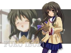  clannad ibuki_fuuko seifuku tagme 