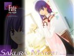 fate/stay_night fate_(series) matou_sakura purple_eyes purple_hair takeuchi_takashi type-moon wallpaper 