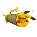  no_humans pikachu pokemon pokemon_(creature) squish tea-child toilet_paper_tube 