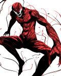 carnage_(marvel) highres marvel pizaya s_tanly simple_background solo symbiote 