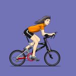  bicycle bike_shorts copyright_request eswat headband highres solo 