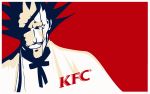  bleach colonel_sanders crossover kfc_(company) parody zaraki_kenpachi 