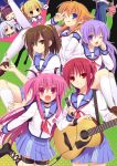  :d :q ? acoustic_guitar angel_beats! anger_vein ankle_lace-up bunny chibi cross-laced_footwear fang fuyuichi guitar hisako_(angel_beats!) instrument irie_(angel_beats!) iwasawa kneehighs loafers mahjong mahjong_tile microphone multiple_girls musical_note open_mouth ponytail school_uniform sekine serafuku shiina_(angel_beats!) shoes sleeves_rolled_up smile stuffed_animal stuffed_toy tachibana_kanade tachibana_kanade thigh-highs thigh_strap thighhighs tongue twintails two_side_up v white_kneehighs white_legwear white_thighhighs wink yui_(angel_beats!) yuri_(angel_beats!) yusa yusa_(angel_beats!) 