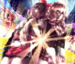  album_cover bad_id cover hakurei_reimu kirisame_marisa microphone multiple_girls touhou yumeko_(artist) 