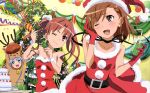  christmas index kobayashi_emiko misaka_mikoto santa_costume scan shirai_kuroko to_aru_kagaku_no_railgun to_aru_majutsu_no_index 