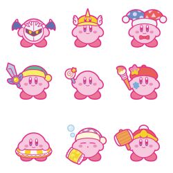  :o =_= artist_kirby artist_request beret bow bowtie candy closed_eyes closed_mouth cosplay cutter_kirby fake_wings food full_body green_hat hammer hat holding holding_candy holding_food holding_hammer holding_lollipop holding_paintbrush holding_sword holding_weapon invincible_candy jester_cap king_dedede king_dedede_(cosplay) kirby kirby_(series) lollipop marx_(kirby) marx_(kirby)_(cosplay) mask meta_knight meta_knight_(cosplay) nightcap no_humans official_art outline paint paintbrush pillow pink_outline red_bow red_bowtie red_hat second-party_source sleep_kirby sleeping smile star_(symbol) swim_ring sword sword_kirby transparent_background two-tone_hat weapon winged_hat wings yellow_hat 