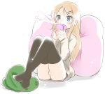  artist_request hair_ornament hairclip kousaka_kirino long_hair mug octopus ore_no_imouto_ga_konna_ni_kawaii_wake_ga_nai panties pantyshot pillow steam stuffed_animal stuffed_toy sweater thigh-highs thighhighs underwear yukian 