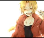  ?? bad_id blonde_hair boy closed_eyes edward_elric eyes_closed fullmetal_alchemist male mono_(recall) smile solo ã£æ’â¢ã£æ’å¾ 