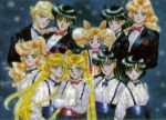  aino_minako bishoujo_senshi_sailor_moon chibi_usa crossdressinging everyone hino_rei kaiou_michiru kino_makoto meiou_setsuna mizuno_ami multiple_girls ten&#039;ou_haruka tomoe_hotaru tsukino_usagi tuxedo 