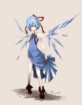  akiakiaki9 blue_hair cirno ice solo standing touhou wings 