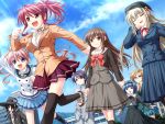  game_cg hanagusuku_atori kayaba_akaneko minamoto_rui narutaki_koyori rui_wa_tomo_wo_yobu saeki_hokuto shirasaya_iyo trap wakutsu_tomo 