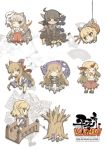  bridge chain chibi cigarette cloud cuffs fang fujiwara_no_mokou gourd hijiri_byakuren horn horns hoshiguma_yuugi houjuu_nue ibuki_suika konpaku_youmu kurodani_yamame lightning mizuhashi_parsee oide_chosuke ooide_chousuke saigyou_ayakashi saigyouji_yuyuko sakazuki smoking touhou 